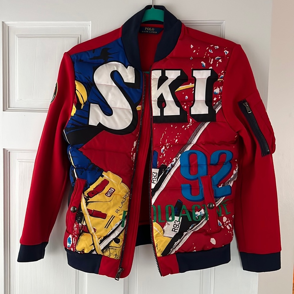 Ralph Lauren Kids Red and Blue Ski Jacket